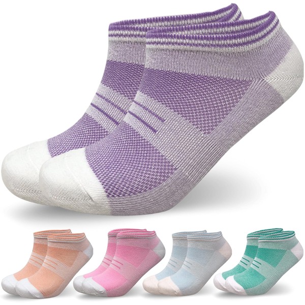Towelogy Womens Low Cut Ankle Socks Breathable Ladies Thin Cotton