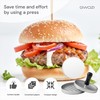 GWOZI Burger Press Patty Maker with 100 Patty Papers -