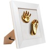 Your Design 3D Photo Frame:3D Baby Handprint Footprint Kit with