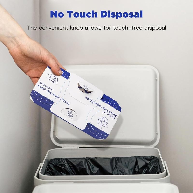 Roach Sticky Traps Indoor 10 Pack | Cockroach Killer with