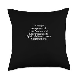 3rd Principle Unitarian Universalism Throw Pillow