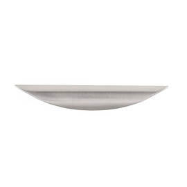 Richelieu Hardware BP80896195 Swansea Collection 3 3/4-inch (96 mm) Center-to-Center Brushed Nickel Modern Cabinet and Drawer Finger Pull Handle for Kitchen, Bathroom, and Furniture