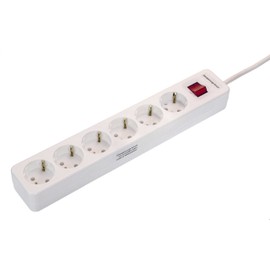 as Schwabe Power Strip with 6 Sockets
