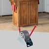 SPARES2GO Universal Castor Trolley Wheels Fixed Plate Fixing 1'' Mini