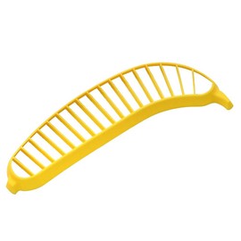 CENPEK Banana Slicer,Plastic Banana Cu tter for Perfect Sliced Bananas,Banana Chopper,Fruit Salad Cucumber Vegetable Peeler Kitchen Tool