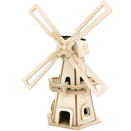 Pebaro 834/1 Solar Windmill Wooden Construction Kit