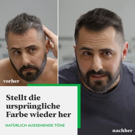 Just for Men Original Formula Schwarzbraun Haarfarbe, stellt die ursprüngliche Farbe für ein natürliches Aussehen wieder her – H45