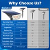 Solar Spot Lights Outdoor 5 Modes, 44LEDs Bright Landscape Spotlights