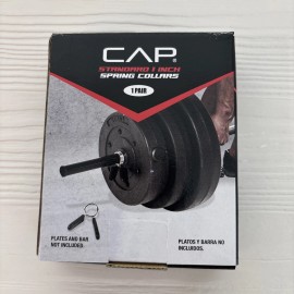 CAP Barbell Standard 1-Inch Spring Clip Collars, Pair NEW RC-60A-B