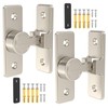 StickNGo Heavy Duty 90 Degree Barn Door Lock, Zinc Alloy