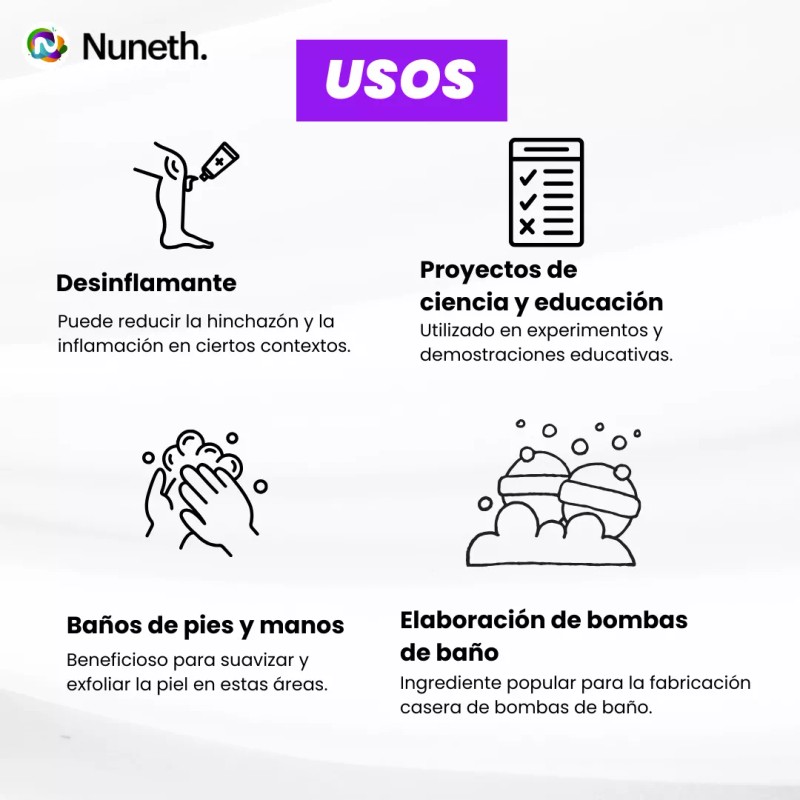 Nuneth Sal Epsom 1 Kg Sulfato De Magnesio