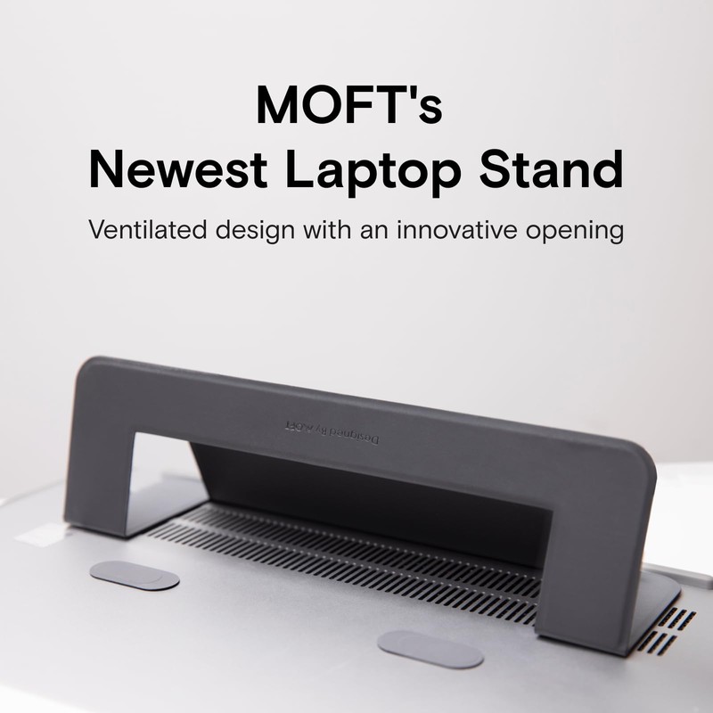 MOFT Laptop Stand for Desk, Adhesive Airflow Laptop Cooling Stand