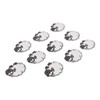 30pcs Cloth Patches Embroidered Iron On Sew On Sheep Shape