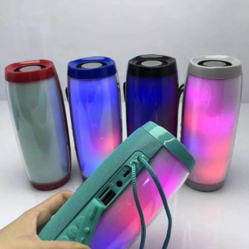TG-157 Outdoor Mobile Waterproof LED Color Bluetooth Portable Speaker -
