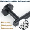 Sayayo 24 Inch Towel Bar Black Hand Towel Holder for