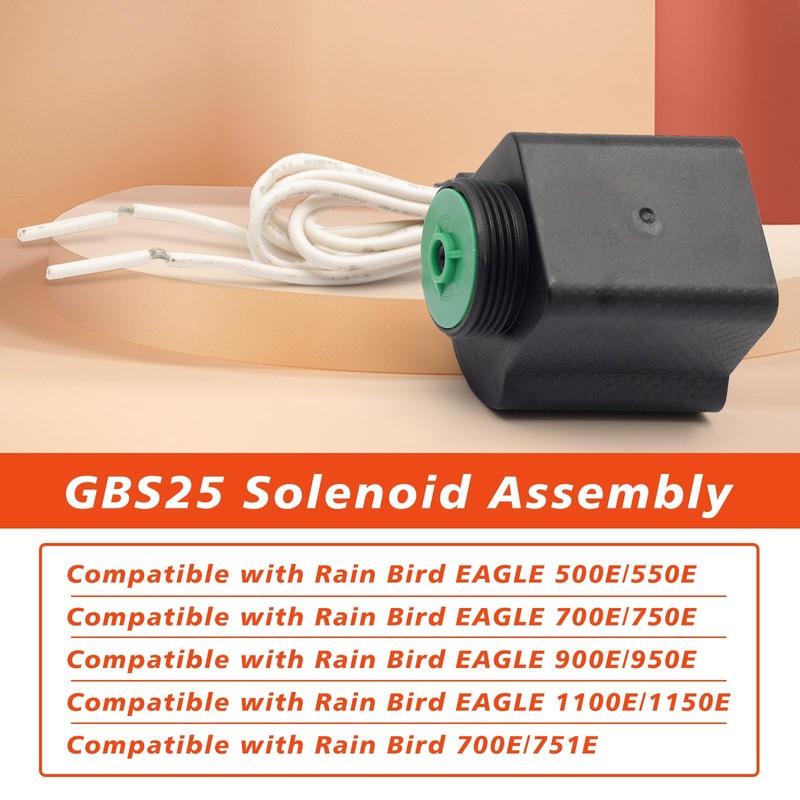 GBS25 Solenoid Assembly Replacement for Rain Bird Golf Rotors Irrigation