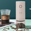 Portable Electric Conical Burr Coffee Grinder, Small Rechargeable Bean Mills,