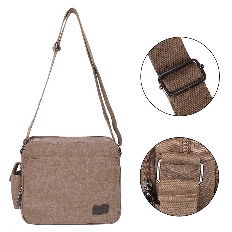 EGOGO Men's Canvas Messenger Bag Sling Shoulder Pack Daypack Cross