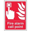 V Safety 13001AN-R Fire Alarm Call Point Sign - Portrait
