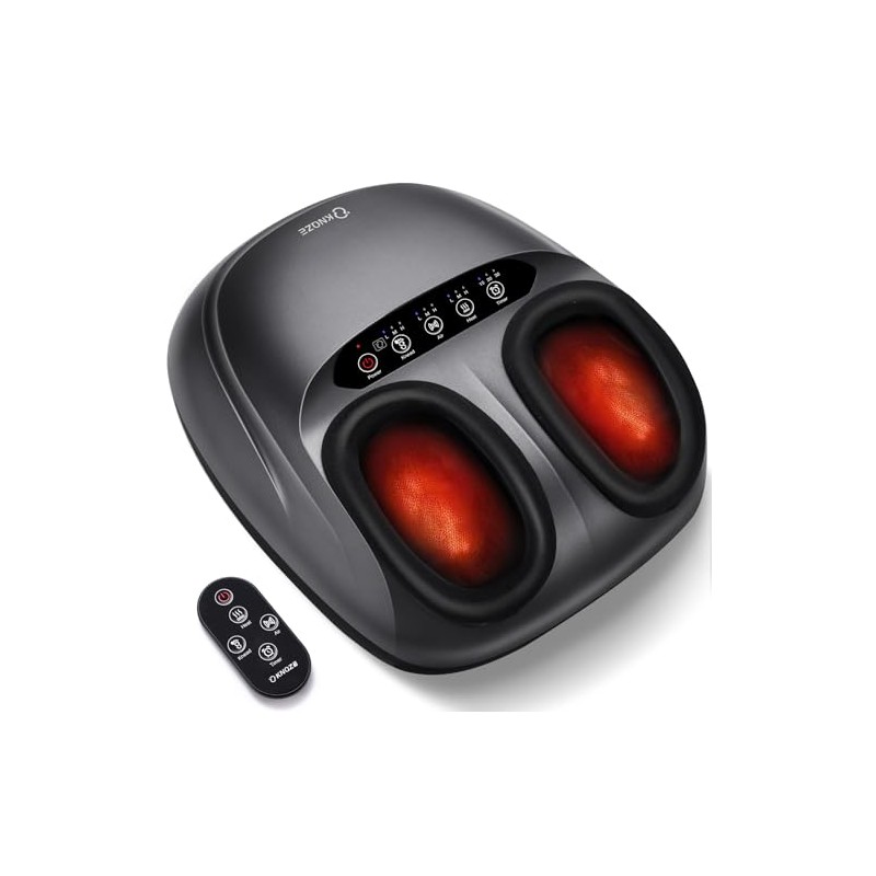 KNQZE Shiatsu Foot Massager with Heat, Compression, Deep Kneading Foot