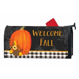 Studio M MailWraps Fall Welcome, The Original Magnetic Decorative Mailbox Cover, Made in USA, Superior Weather Durability, Standard Size fits 6.5W x 19L Inch Mailbox