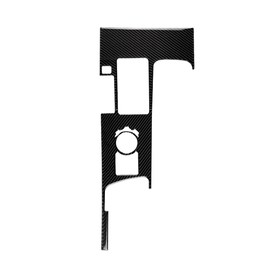 NVCNX Car Center Console Gear Shift Panel Cover Decal Compatible with Lexus ​IS250 2014 2015 / IS200t 2016 2017 / IS300 2016-2020 / IS350 2014-2020 Carbon Fiber Interior Trim Accessories Black - A