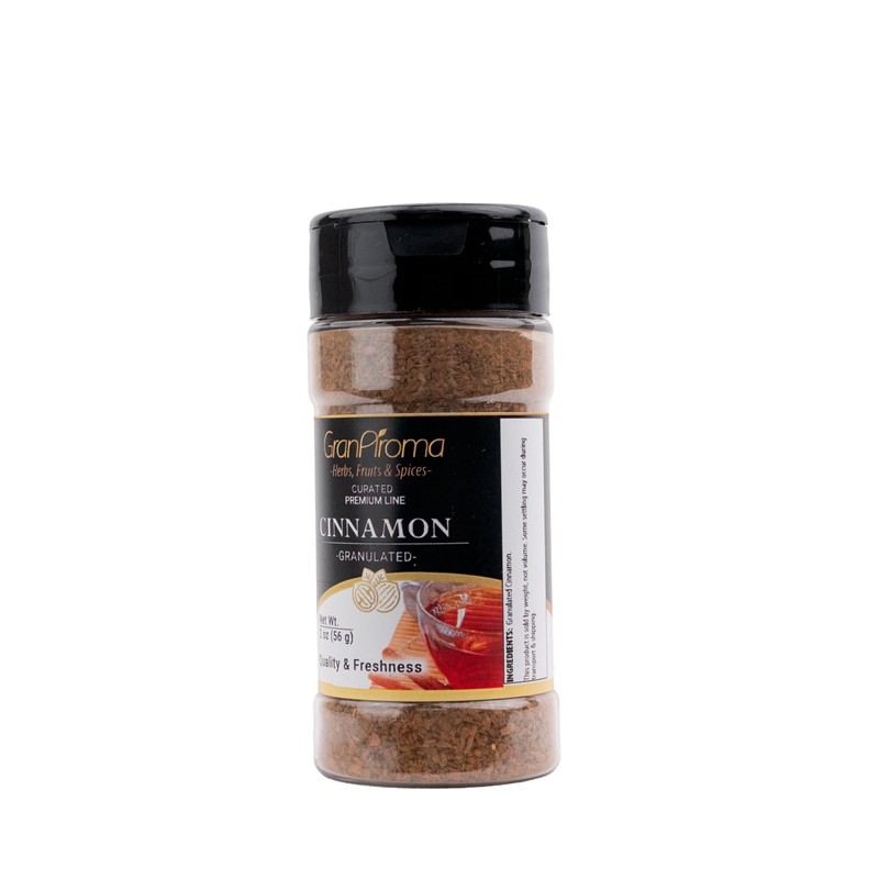 GranAroma Granulated Cinnamon, Perfect for Baking, Cooking, Beverages, Smoothies, and