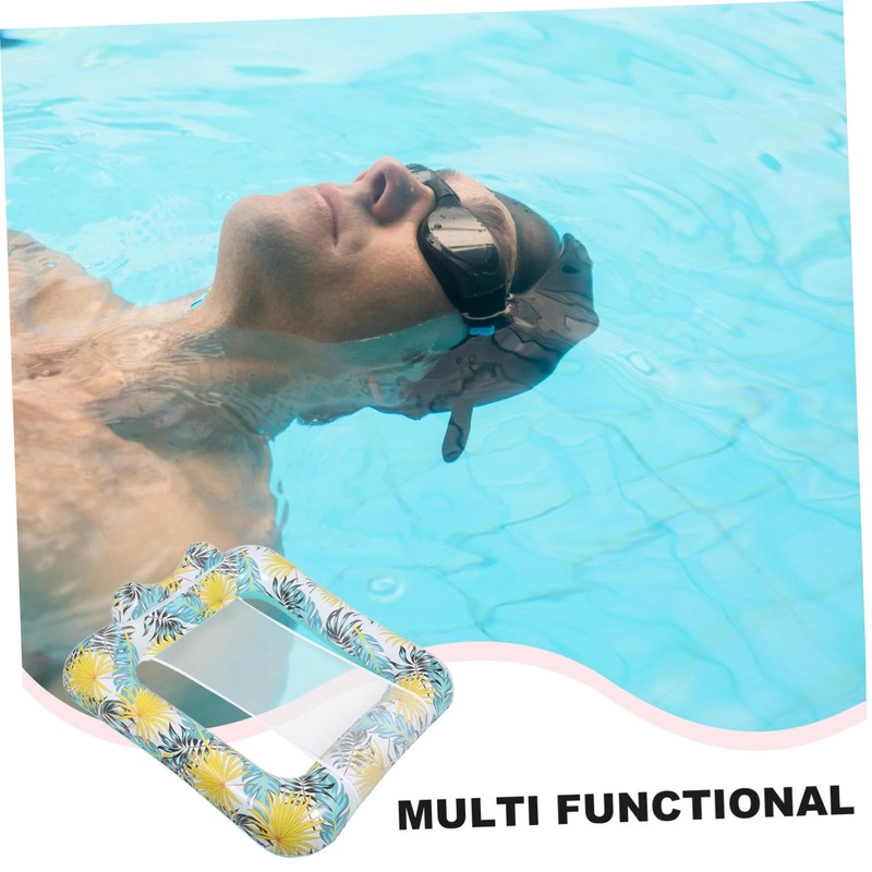 Kisangel Swimming Pool Floating Mat Inflatable Mesh Chair for Adults