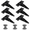 4 inch T Strap Hinges, Heavy Duty T-Strap Shed Door