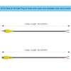 KSOPUERT 4Packs Speaker Wire RCA/AV Audio Both Male & Female