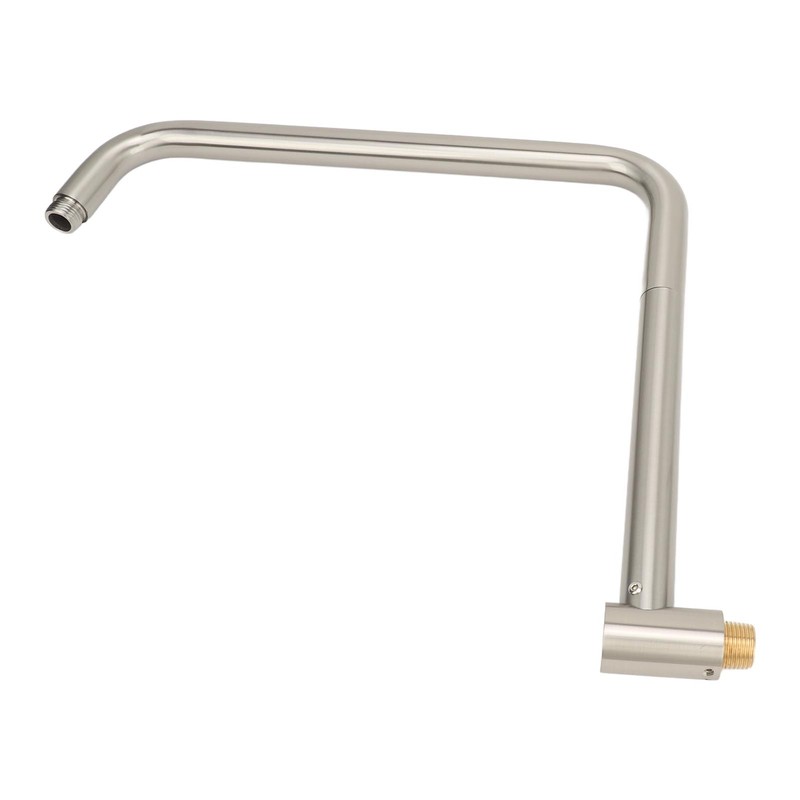 Shower Head Extension with Flange S Shape Shower Arm Wall