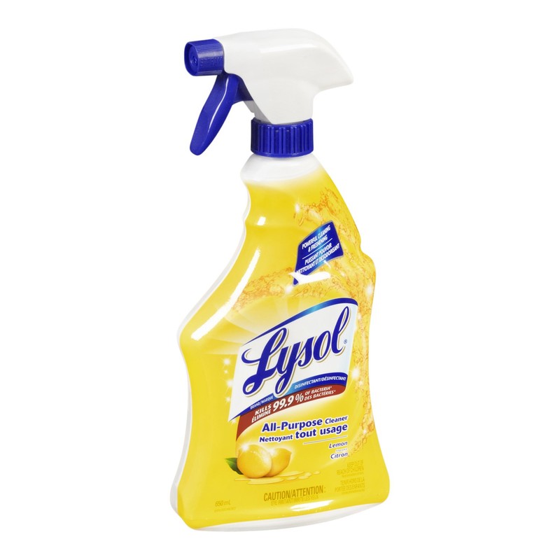 Lysol All Purpose Cleaner Trigger, Lemon, Powerful Cleaning & Freshening,