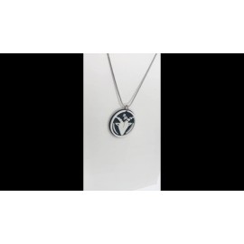 Zodiac Capricorn Goat Necklace - 3D Printed Charm - .925 Chain