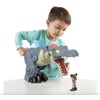 Fisher-Price Imaginext Jurassic World Dinosaur Toy Ultra Snap Spinosaurus, Lights