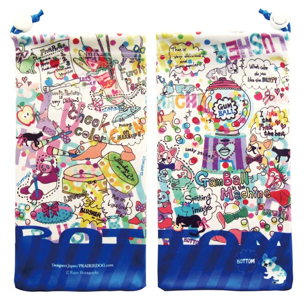 Kyukyu Horaguchikayo Word Game KY-16005 Prairie Dog Smartphone Pouch