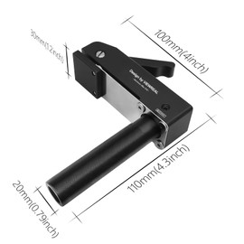 Pack of 2 Adjustable Quick Hold-Down Clamp for Bench Hooks, 20 mm, Fast-Acting Hold-Down Holder, Adjustable Clamp for Planer Bench, Perforated Grid Plate, Workbench (20 mm)