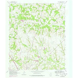 YellowMaps Pecan Creek TX topo map, 1:24000 Scale, 7.5 X 7.5 Minute, Historical, 1961, Updated 1978, 26.9 x 23.1 in - Paper