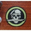 Unbranded Skull, Combat Knife, and Green Beret Patch Military Embroidered