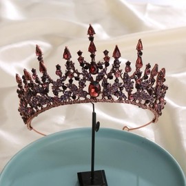 Baroque Wedding Diadem Rhinestone Party Baroque Crown Luxurious Birthday Princess Tiaras For Women Bridal Hair Accessories