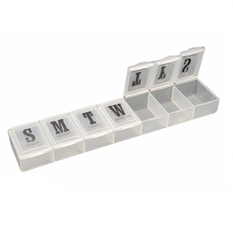Handy Housewares 7 Day Pill Box 2 Pack Set -