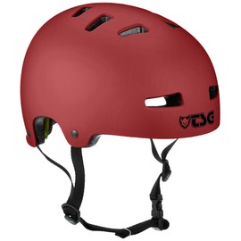 Tsg Evolution Solid Color Helmet Half Shell Unisex, Unisex, Evolution Solid Color, satin oxblood, S/M