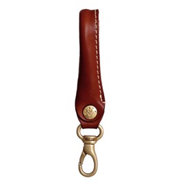 HUKURO Men's Women's Strap, Leather, Choikake I Key Chain, Leather, Moonstone agate, no jewels moonstone