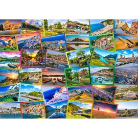 European Landscapes Puzzle 1000 Pieces Adult Nature Europe Scenery Puzzle Adult 1000 Piece Puzzle