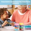 Teacher Stamps for Classroom Grading,8PCS Teachers Self-Inking Stamps for Teachers