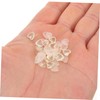 Minkissy 100pcs Heart Rhinestone Nail Art Charms Gems for Manicure