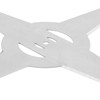 2PCS Mower Blades 4 Teeth Head Blades 7.9in Stainless Steel