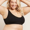 Boody Padded Shaper Crop Bra, Light Grey Marl / L