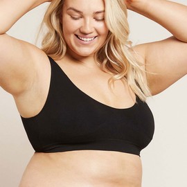Boody Padded Shaper Crop Bra, Light Grey Marl / L