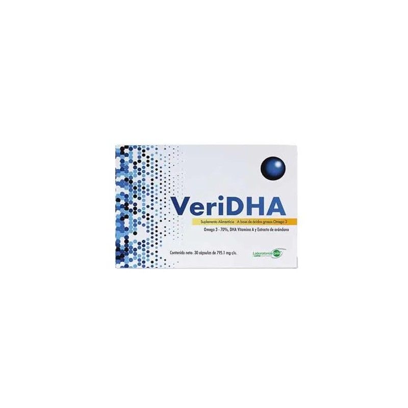 Veridha 795.1 MG | Suplemento Dietético | 30 Cápsulas para