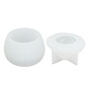 Mushroom Jar Silicone Molds Easy Demoulding Flexible Reusable Container Box
